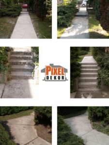 Betonjavítás illusztráció kollázs